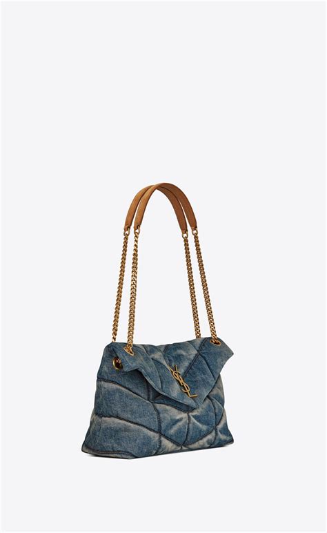 ysl used bags vintage|YSL denim tote.